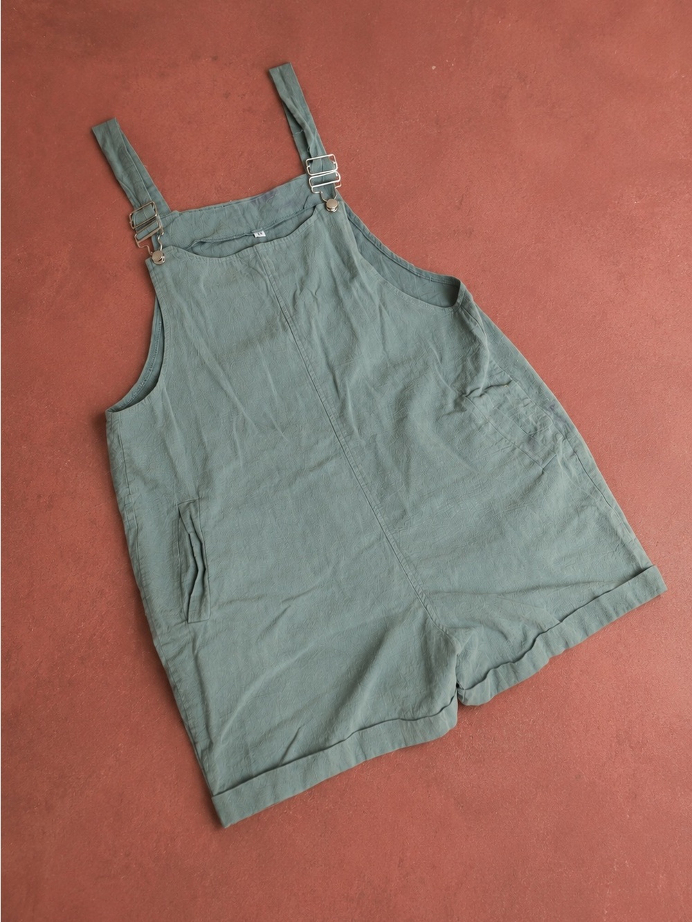 Women’s Olive Green Short Overalls with Adjustable Straps